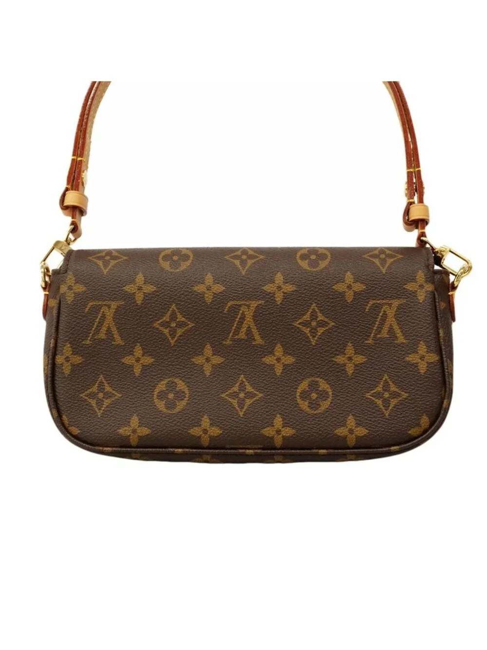 Louis Vuitton Shoulder Bag Monogram Wallet on Chain Ivy Brown